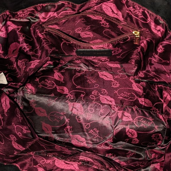 Betsey Johnson polka dotted quilted tote - Picture 5 of 6